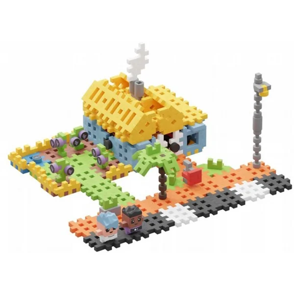 Marioinex - Klocki konstrukcyjne Waffle mini City Dom 148 elementów (904152) - zdjęcie 2