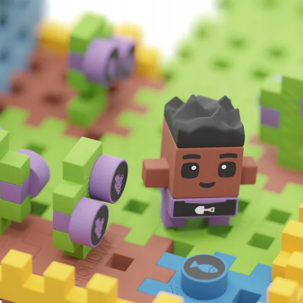 Marioinex - Klocki konstrukcyjne Waffle mini City Dom 148 elementów (904152) - zdjęcie 5