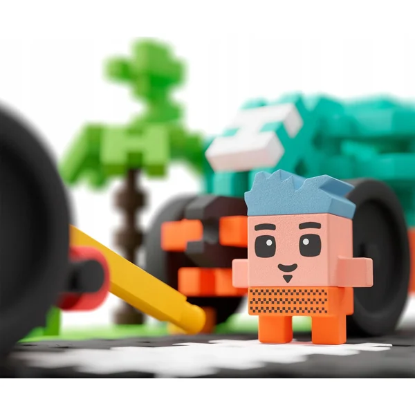 Marioinex - Klocki konstrukcyjne Waffle mini City Pokaz Lotniczy 148 elementów (904237) - zdjęcie 2