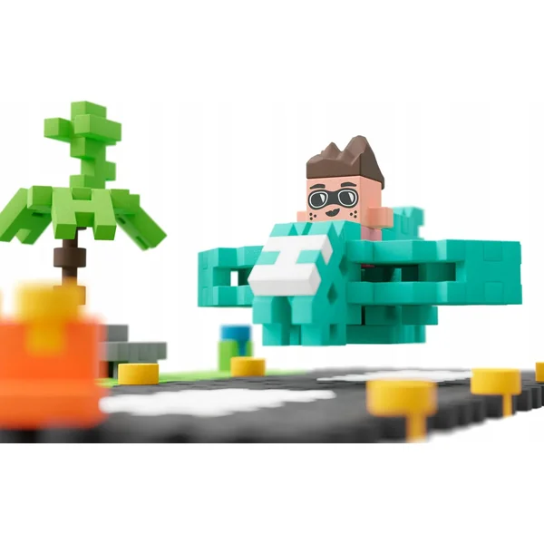 Marioinex - Klocki konstrukcyjne Waffle mini City Pokaz Lotniczy 148 elementów (904237) - zdjęcie 6