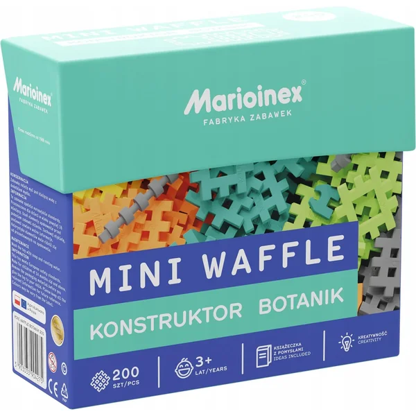 Marioinex - Klocki konstrukcyjne Mini Konstruktor Botanik 200 elementów (904275)