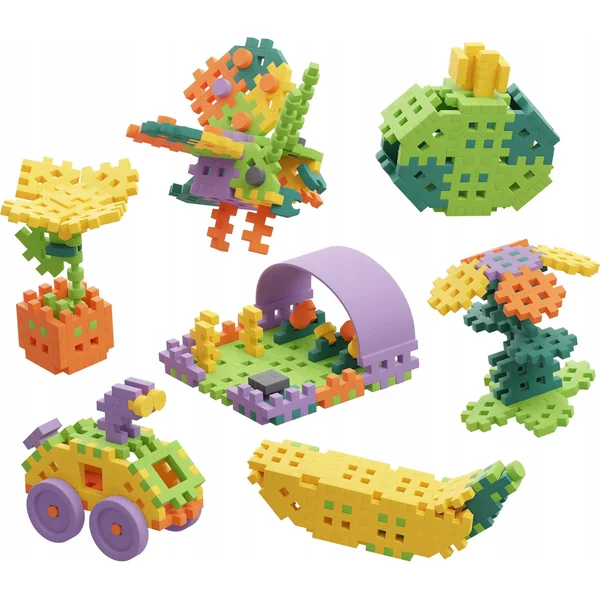 Marioinex - Klocki konstrukcyjne Mini Konstruktor Botanik 200 elementów (904275) - zdjęcie 3