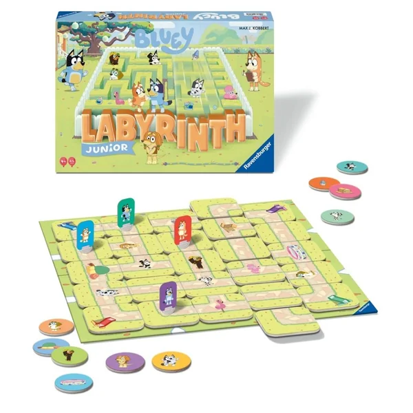 Ravensburger - Labyrinth Junior Bluey (710053) - zdjęcie 2