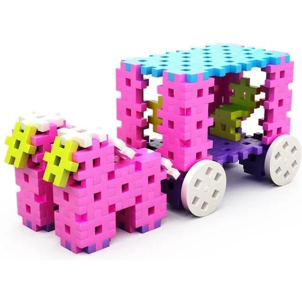 Meli - Klocki konstrukcyjne Constructor Girls 600szt (50070) - zdjęcie 2