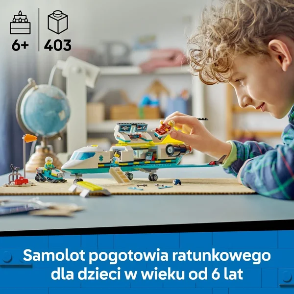 LEGO - Samolot pogotowia ratunkowego City (60465) - zdjęcie 3