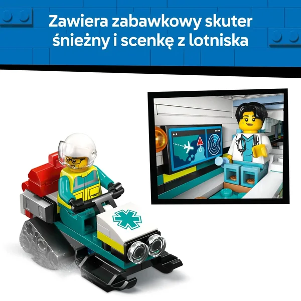 LEGO - Samolot pogotowia ratunkowego City (60465) - zdjęcie 7