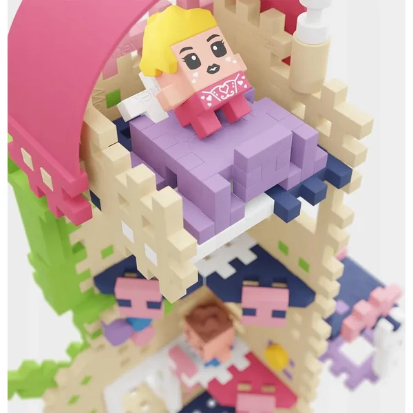 Marioinex - Klocki konstrukcyjne Waffle mini Księżniczka Wieża Fantazji (905791) - zdjęcie 3