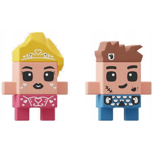 Marioinex - Klocki konstrukcyjne Waffle mini Księżniczka Wieża Fantazji (905791) - zdjęcie 5