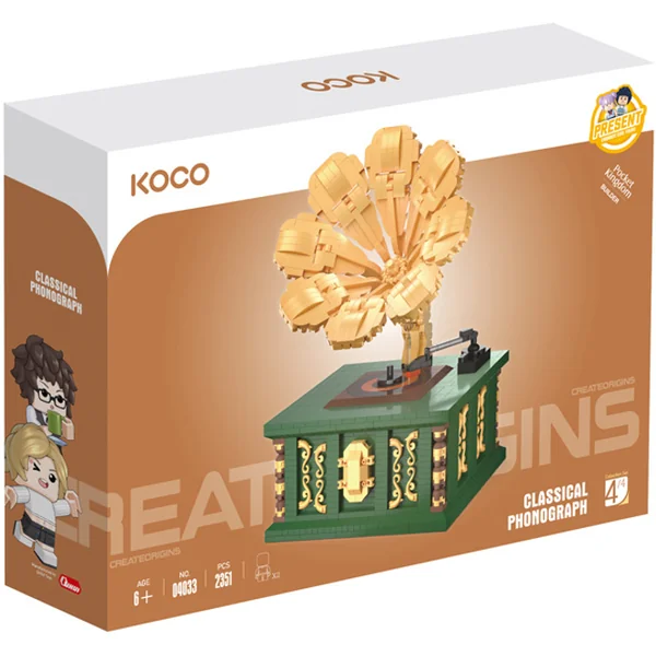 iM.Master - Klocki KOCO Gramofon retro 2351 elementów (30873813)