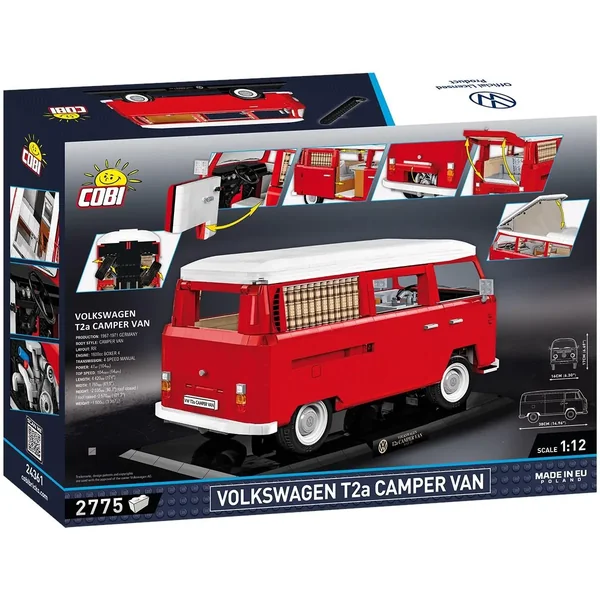 COBI - Klocki Volkswagen T2A Camper Van (COBI-24616) - zdjęcie 2