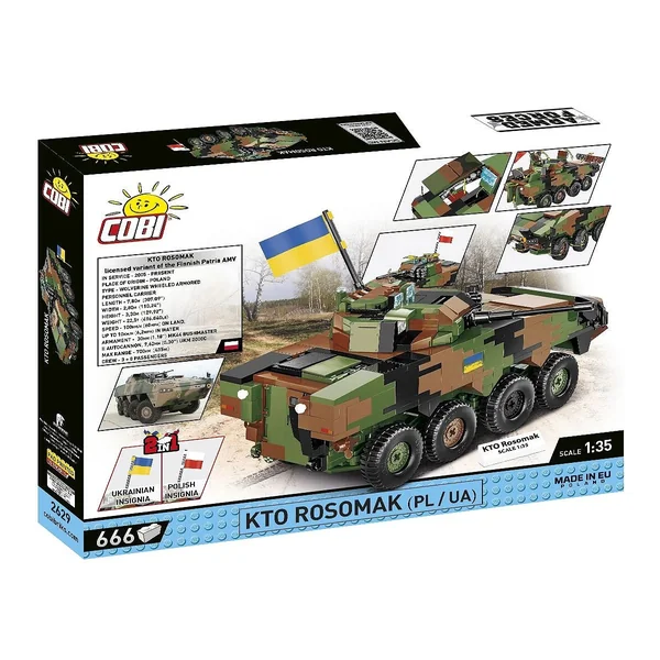 COBI - Klocki KTO Rosomak (Pl/Ua) (COBI-2629) - zdjęcie 2