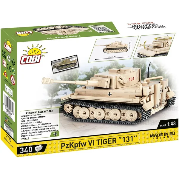COBI - Klocki Pz.Kpfw Vi Tiger "131" (COBI-2710) - zdjęcie 2