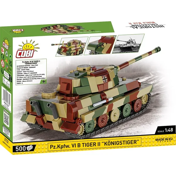 COBI - Klocki Pz.Kpfw. VI B Tiger II Königstiger (COBI-2732) - zdjęcie 2
