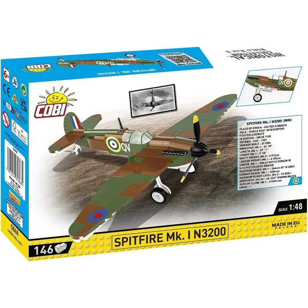 COBI - Klocki Supermarine Spitfire Mk.I N3200 (N3200) - zdjęcie 2