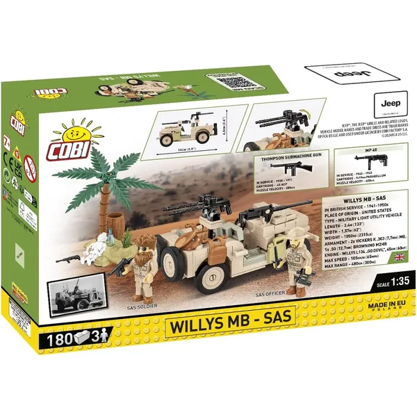 COBI - Klocki Willys MB-SAS (COBI-2298) - zdjęcie 2