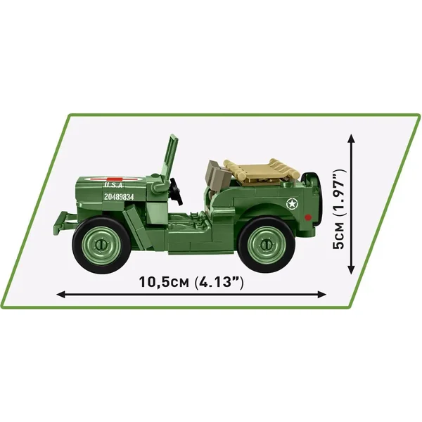 COBI - Klocki Medical Willys MB (COBI-2295) - zdjęcie 5