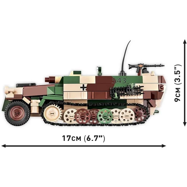 COBI - Klocki Sd.Kfz.251/9 "Stummel" (COBI-2283) - zdjęcie 4