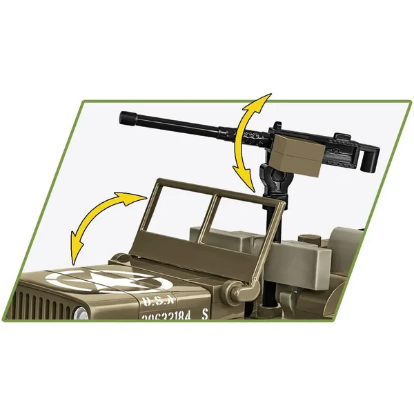 COBI - Klocki Willys MB & Trailer (COBI-3132) - zdjęcie 5