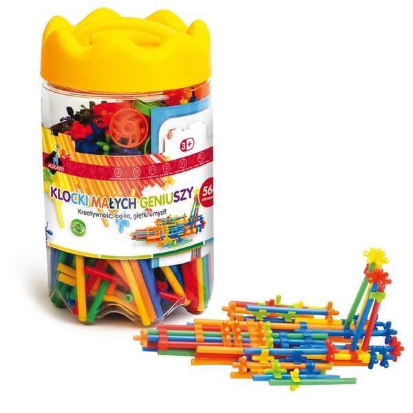 ASKATO - Klocki Małych Geniuszy Słomki 560 elementów (30766792)