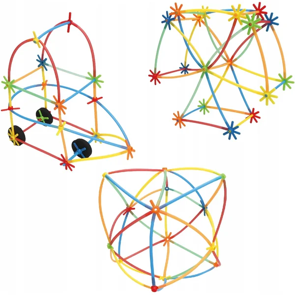 ASKATO - Klocki Małych Geniuszy Małe Słomki 416 elementów (30773103) - zdjęcie 2