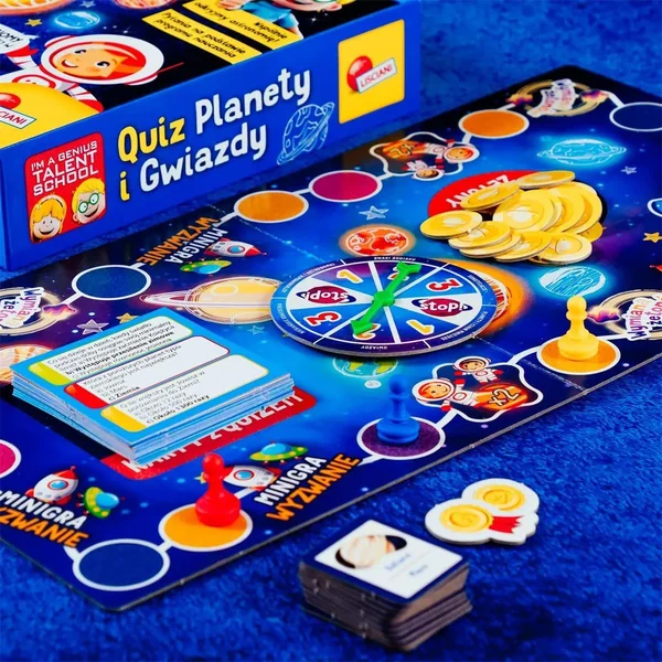 Lisciani - Mały Geniusz Quiz Planety i Gwiazdy (477155) - zdjęcie 3