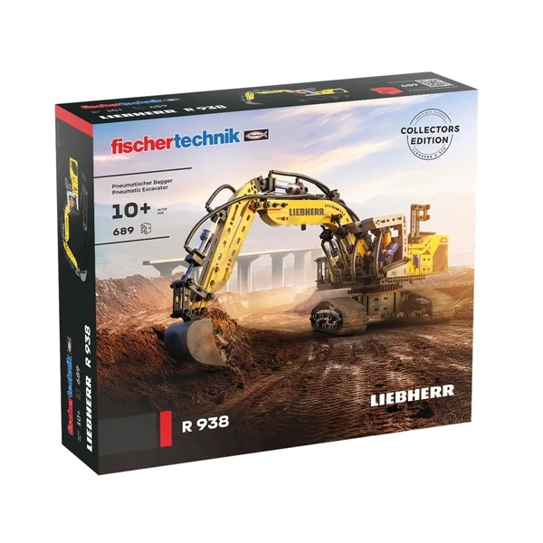 fischertechnik - Model koparki z napędem pneumatycznym (Liebherr R 938)