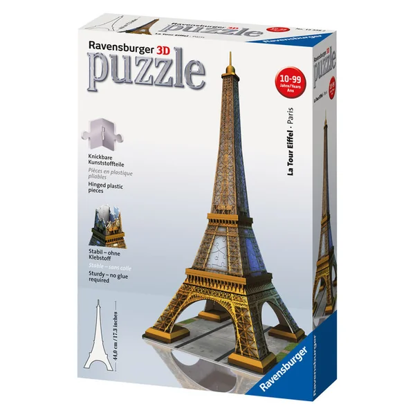 Ravensburger - Puzzle 3D Wieża Eiffla (244977)