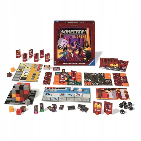 Ravensburger - Minecraft Gra planszowa Portal Dash (27436) - zdjęcie 4