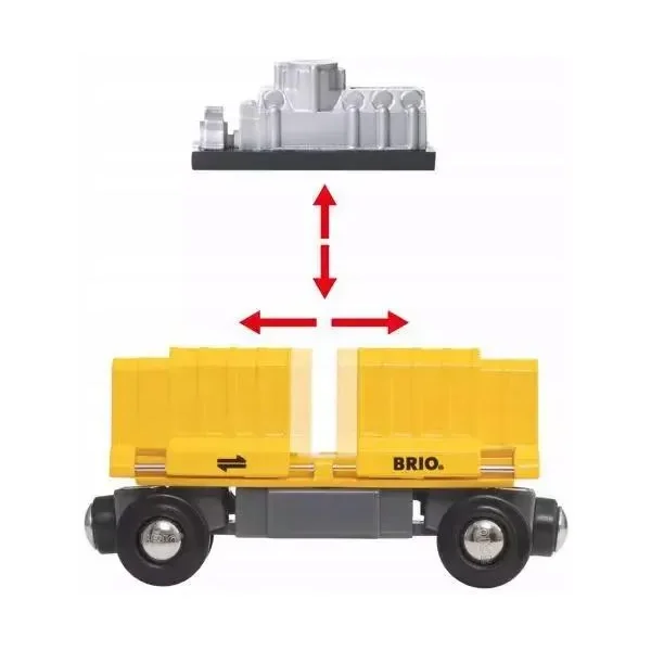 Ravensburger - Brio Trzywagonowy Pociąg Towarowy (561374) - zdjęcie 5