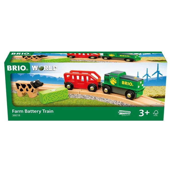 Ravensburger - Brio Pociąg na baterie Farma (562336)