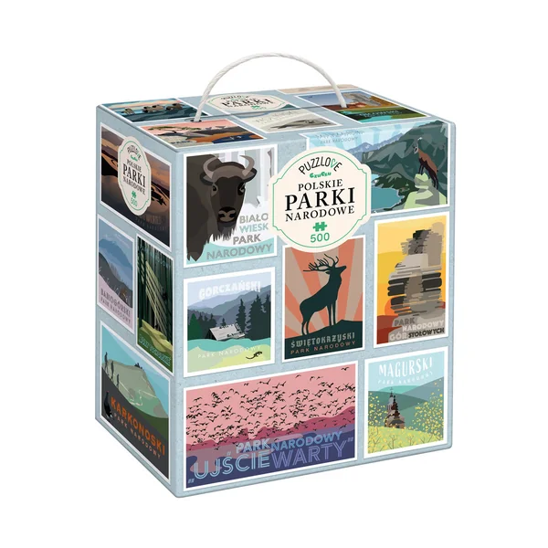 Bright Junior Media - Puzzlove Polskie Parki Narodowe 500 el. (483222)