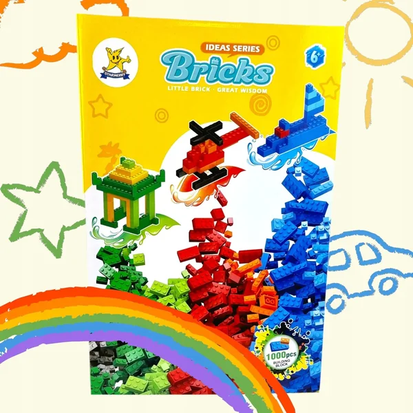 Norimpex - Klocki konstrukcyjne 1000 elementów (30875308) - zdjęcie 3