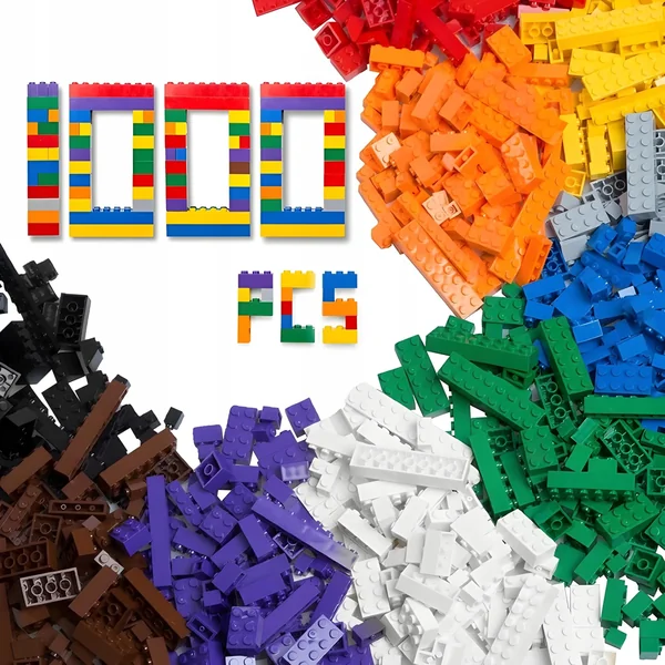 Norimpex - Klocki konstrukcyjne 1000 elementów (30875308) - zdjęcie 5