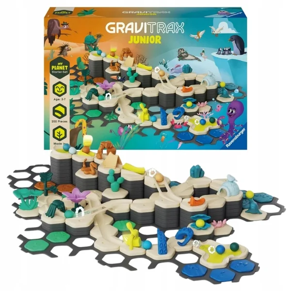 Ravensburger - Gravitrax Junior - zestaw startowy Planeta (630883) - zdjęcie 2