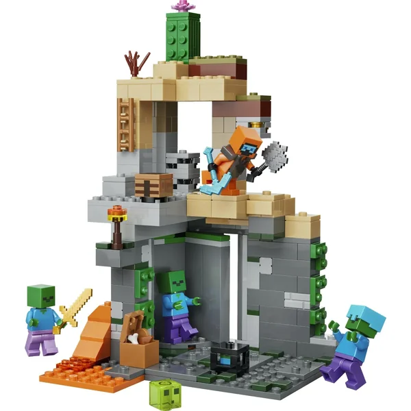 LEGO - Minecraft 21587 Zombie Dungeon baza i 4 minifigurki - zdjęcie 2