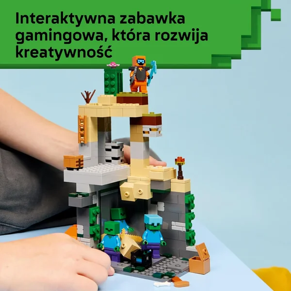 LEGO - Minecraft 21587 Zombie Dungeon baza i 4 minifigurki - zdjęcie 5
