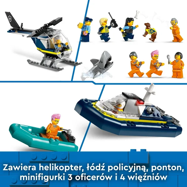 LEGO - Policja z Więziennej Wyspy (60419) - zdjęcie 4