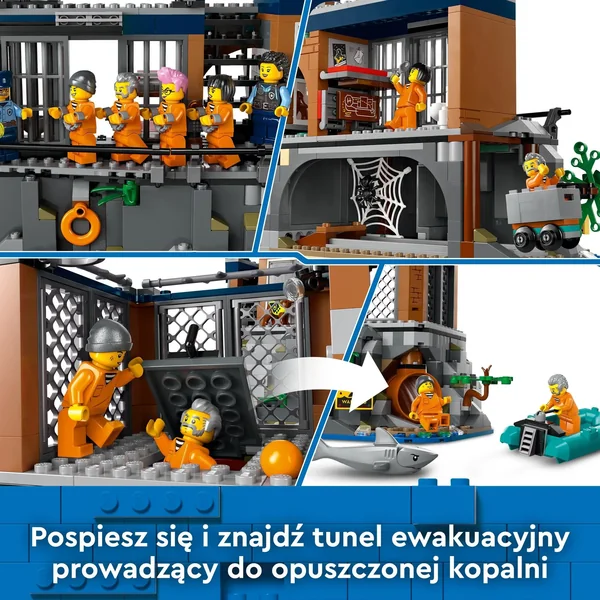 LEGO - Policja z Więziennej Wyspy (60419) - zdjęcie 5