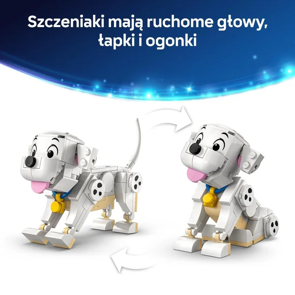 LEGO - Klocki Disney Szczeniaki Szczęściarz i Groszka (43271) - zdjęcie 4