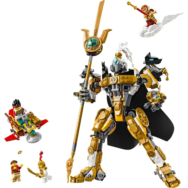 LEGO - Monkie Kid 80065 Niebiański Mech Erlanga (80065) - zdjęcie 3