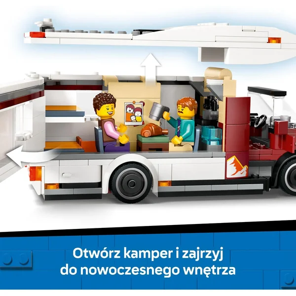 LEGO - Zestaw City Wakacyjny Kamper Pełen Przygód (60454) - zdjęcie 4