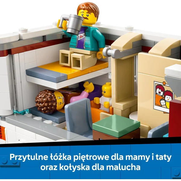 LEGO - Zestaw City Wakacyjny Kamper Pełen Przygód (60454) - zdjęcie 5