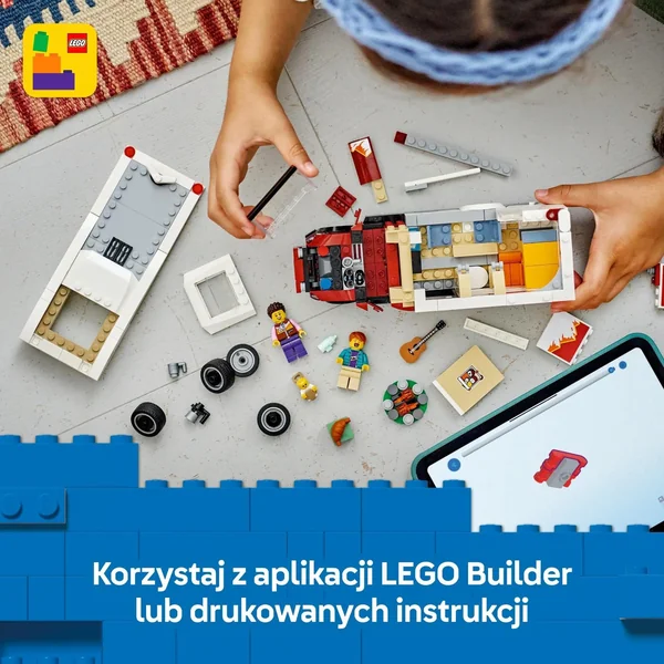 LEGO - Zestaw City Wakacyjny Kamper Pełen Przygód (60454) - zdjęcie 6
