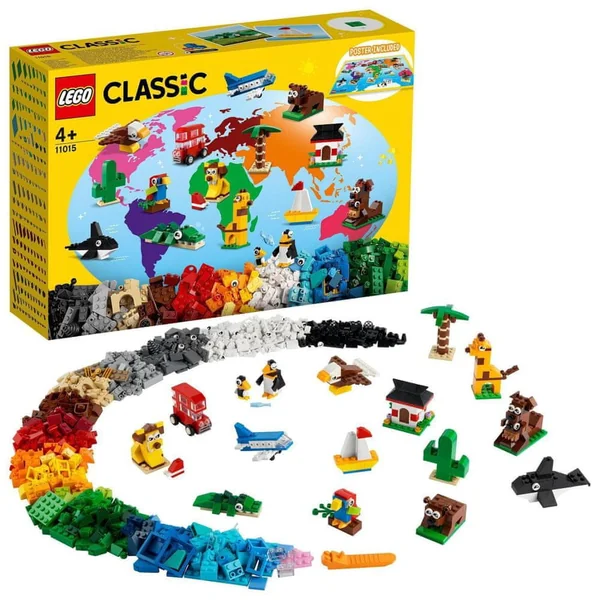 LEGO - Klocki Classic Dookoła Świata Zwierzątka Święta (11015) - zdjęcie 2