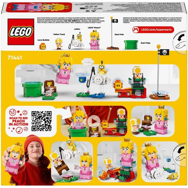 LEGO - Mario 71419 Peach Lot Balonem I Ogródek - zdjęcie 2
