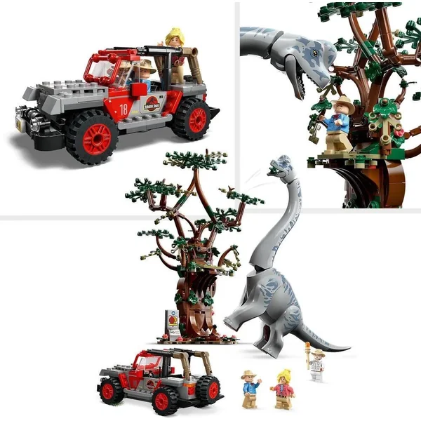 LEGO - Jurassic World 76960 Odkrycie brachiozaura (76960) Mały ankylozaur Bumpy - zdjęcie 5