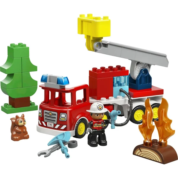 LEGO - Wóz Strażacki z Wężem i Strażakiem DUPLO (10473) - zdjęcie 3