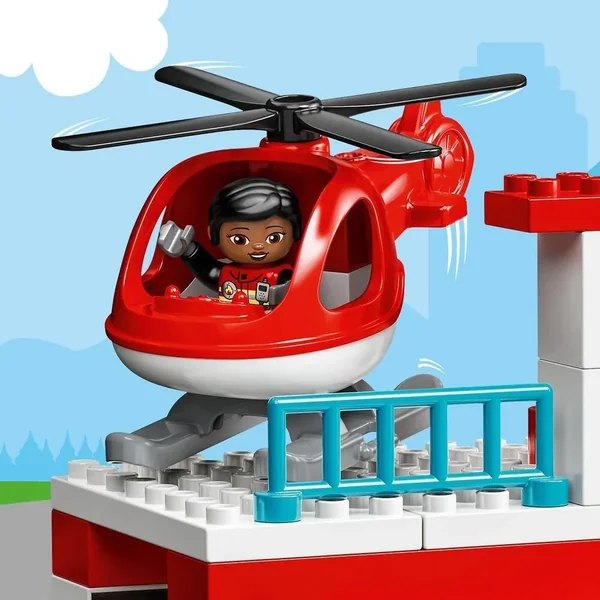 LEGO - Duplo Remiza strażacka i helikopter (10970) - zdjęcie 3