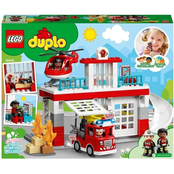 LEGO - Duplo Remiza strażacka i helikopter (10970) - zdjęcie 6