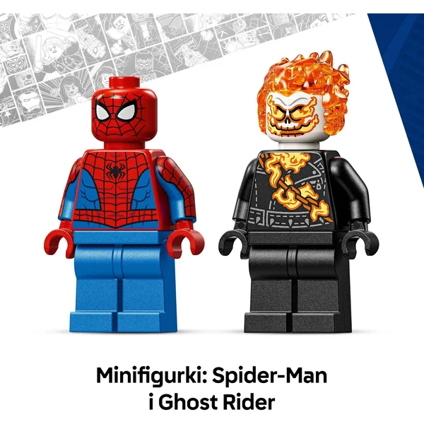 LEGO - Marvel 76335 Spider-Man kontra Ghost Rider na motocyklu - zdjęcie 5